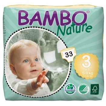 Bambo Nature Diaper Size 3 box from Gimme the Good Stuff