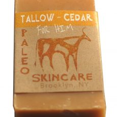 Paleo Skincare Tallow and Cedar Soap for Gimme the Good Stuff