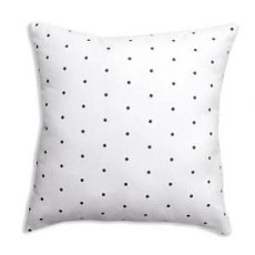 Two Sisters EcoTextiles Pillow Cover – Dots Black